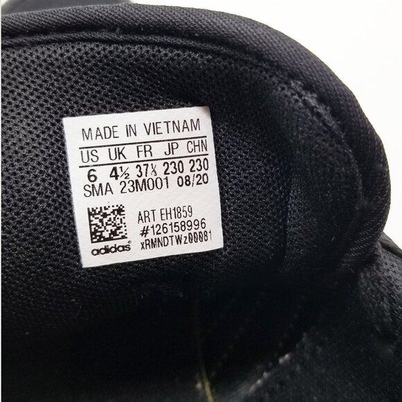 Adidas Women's Retrorun Running Sneakers from Finish Line Size 6 Black Comfort - Picture 10 of 16